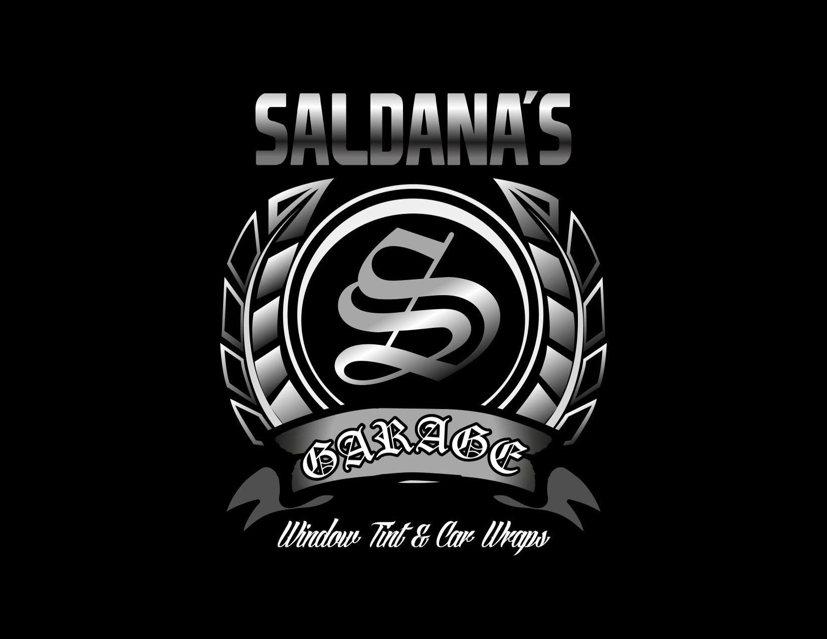 saldana's garage logo